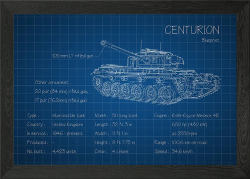 Centurion gerahmtes wandbild - centurion,