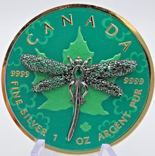 Silber maple leaf green - oz,