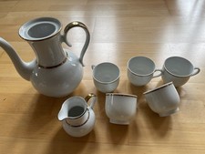 7 tlg. Kaffee Geschirr Gold
