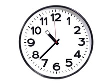 30cm runde wanduhr bahnhofsuhr - 30cm,