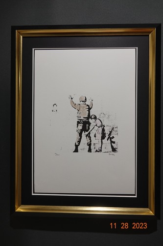 Banksy lithographie limitiert - banksy,