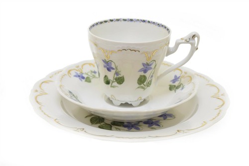 Konigl tettau cake plate - tettau,