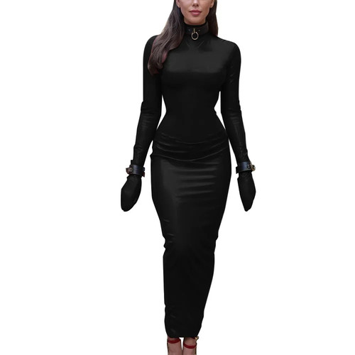 Langes hobble kleid - hobble,