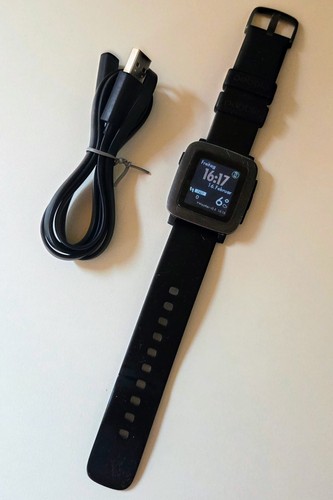Pebble time smartwatch - time,