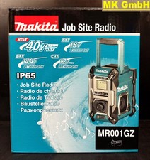 Makita MR001GZ Akku Baustellenradio, 12/14,4/18/40/230V, FM/AM, AUX, MR 001 GZ