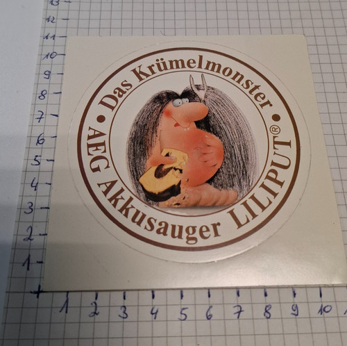 Aufkleber aeg akkusauger - aufkleber, "aeg