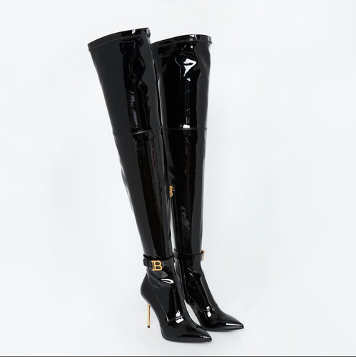 Balmain raven lackleder - balmain,