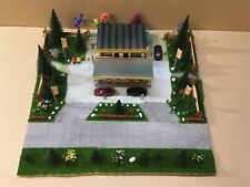 Diorama Top Tankstelle Shell mit Pkws HO und Zubehör Eisenbahn Modellbau super.