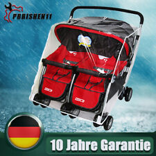 Zwillingskinderwagen Regenschutz Transparent Kinderwagen Große Regenabdeckung