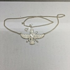 Sterling Silber 925 Faravahar Farvahar Ahura Mazda ZOROASTRIAN Perser Anhänger