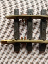 Schraubbarer Schienenanschluß aus PLA für die Gartenbahn SPUR G  10 Stück