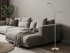 LED Stehleuchte Messing