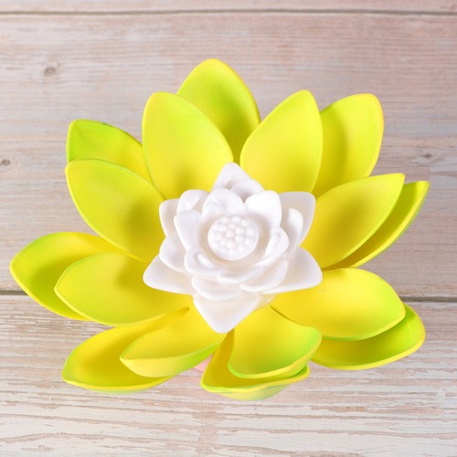 Led schwimmende lotus laterne - schwimmende,