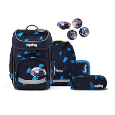 Schulranzen Jungen Ergobag CUBO VerfolgBärjagd 5-teiliges Set Schultasche