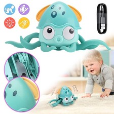 Crawling Octopus Intelligente Sensor Krabbelnder Oktopus Spielzeug Mit Musik