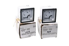 2x Celsa EQ48 Analoganzeige 0-100A Strommesser Amperemeter Messgerät 