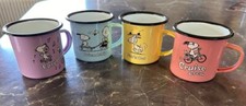 Emaille becher tasse peanuts - emaille,