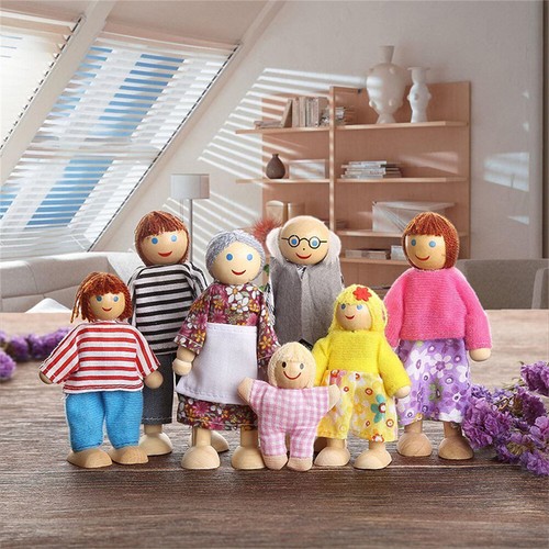Holz puppen personens - holz, 7