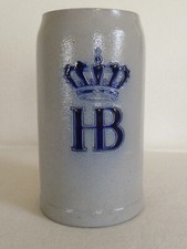 HB Bierkrug 1l Steingut