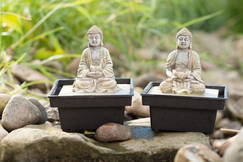 Brunnen buddha 2er - buddha, set
