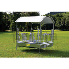 PATURA Profi Viereckraufe für Rundballen Heuraufe  NEU