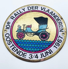 Plakette Oostende 1967 Rally