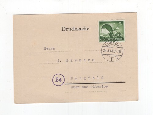 1944 reich drucksachenkarte - 1944, 3.