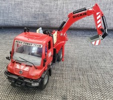 DICKIE TOYS Unimog mit Bagger- DICKIE POWER TEAM