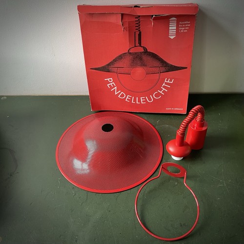 Rote zugpendelleuchte lampe - rote,