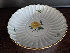 Meissen - Dekor „Gelbe Rose“ - Runde Schale, Gebäckschale - 2. Wahl