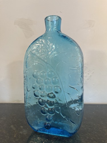 Blaue glas traubenflasche - glas,