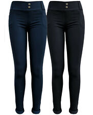 Leggings Denim Thermo Jegging 36 38 40 42 44 46 48 Damen Hose Stretch High Waist