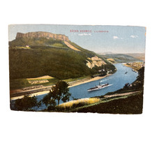 Postkarte lillienstein elbe - postkarte,