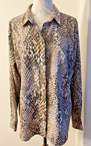 Damenbluse schlangenmuster - damenbluse, "schlangenmuster"