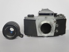 Exakta VX500 mit Meyer-Optik Domilan 2.8/50 Spiegelreflexkamera DDR mit Tasche
