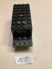 LEGO 4,5 V Eisenbahn, 1 Motor hoch, funktionstüchtig, Radbuchsen ausgeleiert