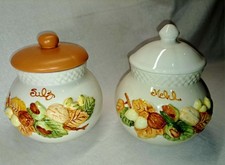 2x Vorratstopf 1,4L Salz Mehl