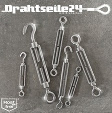 Edelstahl Drahtseilspanner Spannschloss Stahlseilspanner M5 M6 M8 M10 Rostfrei
