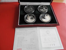 * China 4 x 5 Yuan 1988 Silber PP * Chinese Personality (Ki.19 )