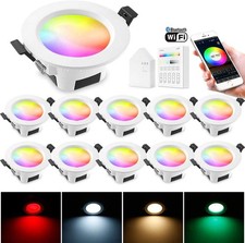 10x 9W LED Einbaustrahler WIFI