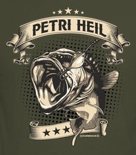 Herren Angler T-Shirt Petri