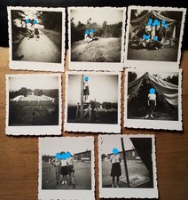 Eckartsberga - Zeltlager im August 1952 / 8x Foto