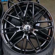 18 Zoll Alu Felgen RW01 für VW Golf 8 7 6 5 8R 7R 6R GTI GTD GTE Passat Schwarz
