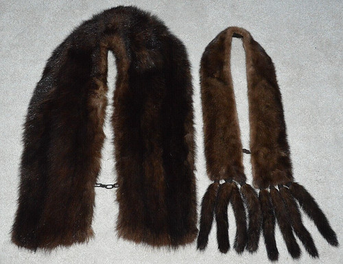 Nerz schal stola mit - mit, taschen