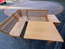 Ecksitzbank aus Massiv Buche