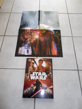 REWE, Star Wars, Sammelalbum mit 36 Glitzerkarten, komplett mit Poster, wie neu