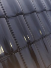 Dachziegel E58 S Forma diamantschwarz