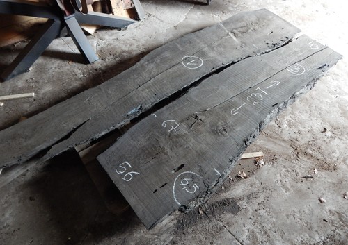Mooreiche 237x67x7 tisch - 3,