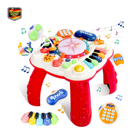 Spieltisch rot 1 - rot, für