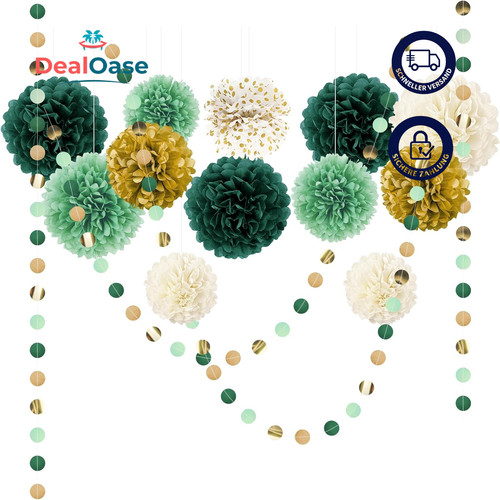 Seidenpapier pompons stück - 15,